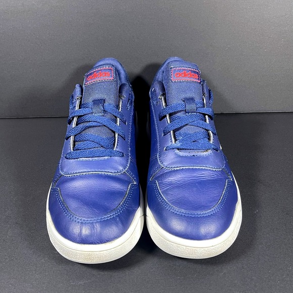 Adidas Tensaur Youth Sneakers Size 5 Navy Blue White Red Accents Kids Shoes - Picture 3 of 8